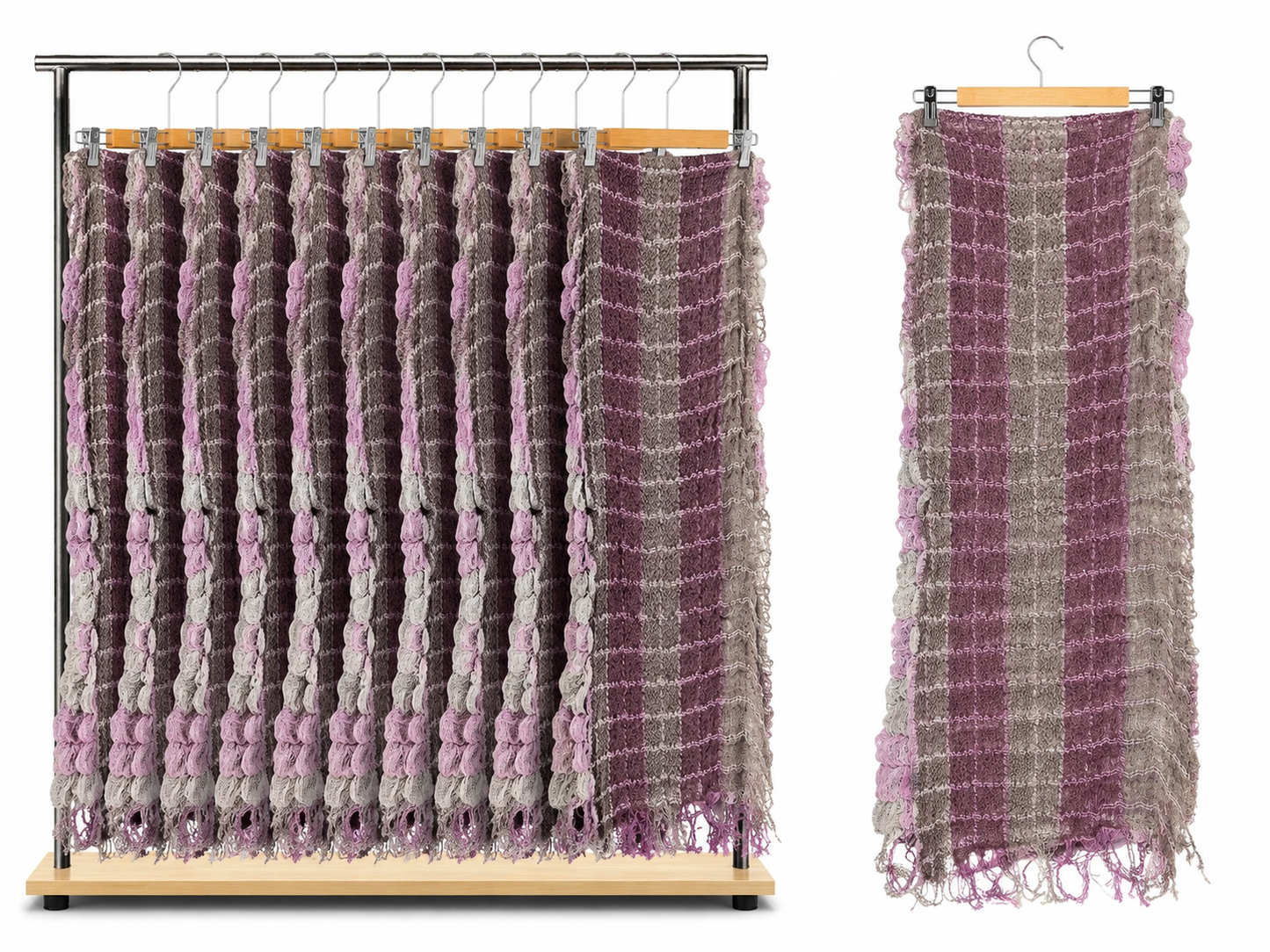Luxury 3D Floral Scarf /Shawl F-93 - Best Sell Online