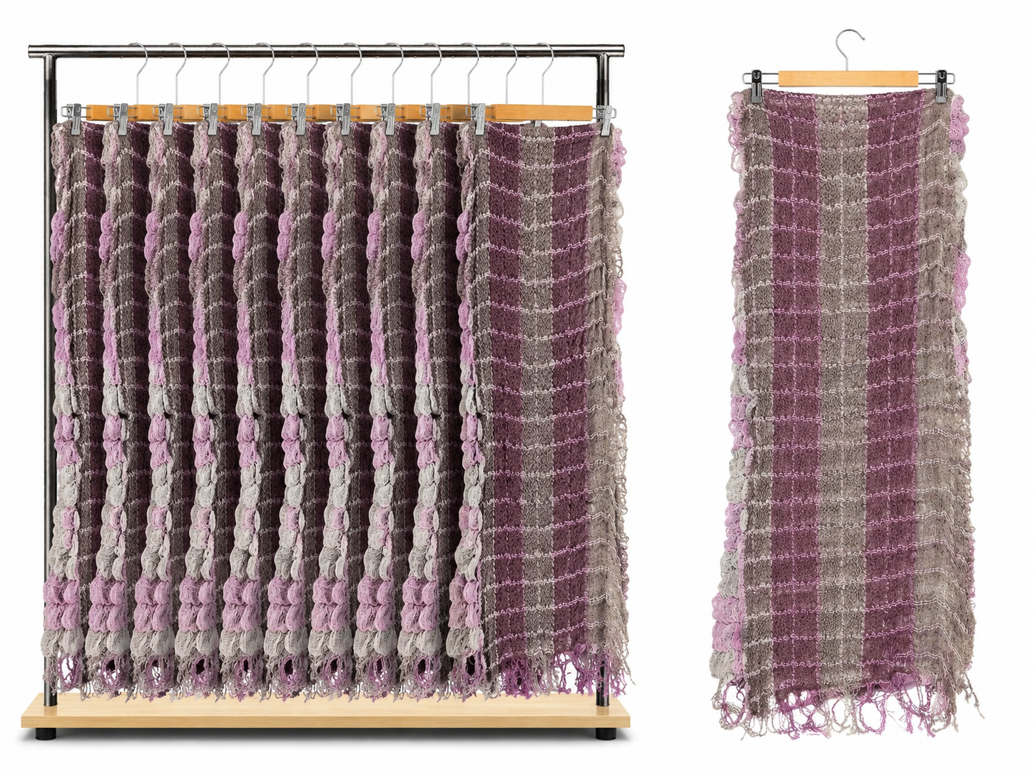 Luxury 3D Floral Scarf /Shawl F-93 - Best Sell Online