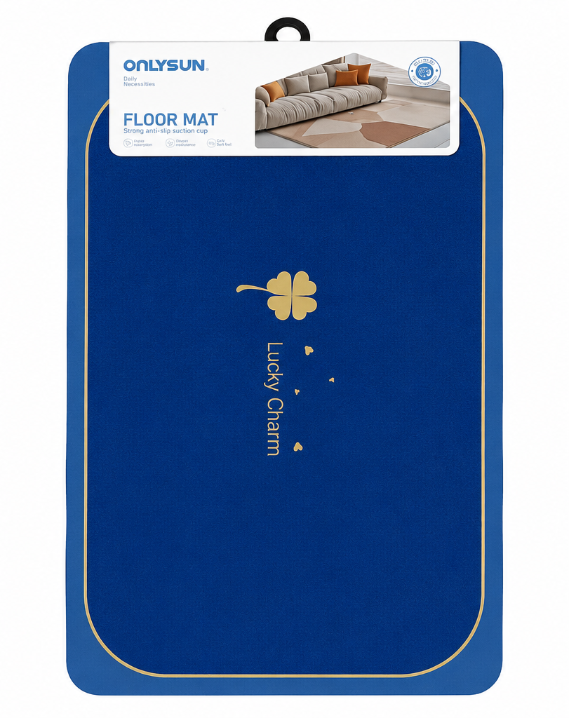 Lucky Charm Floor Mat – Royal Blue - NC-51275