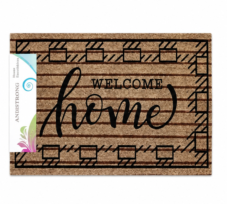 Brown Welcome Home Entrance Mat - NC-51042