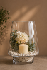 Decorative  Glass Flower Vase - 67BV- Premium Quality | Best Sell Online