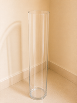 Cylindrical Glass Flower Vase-L7 | 15cm×80cm×15cm