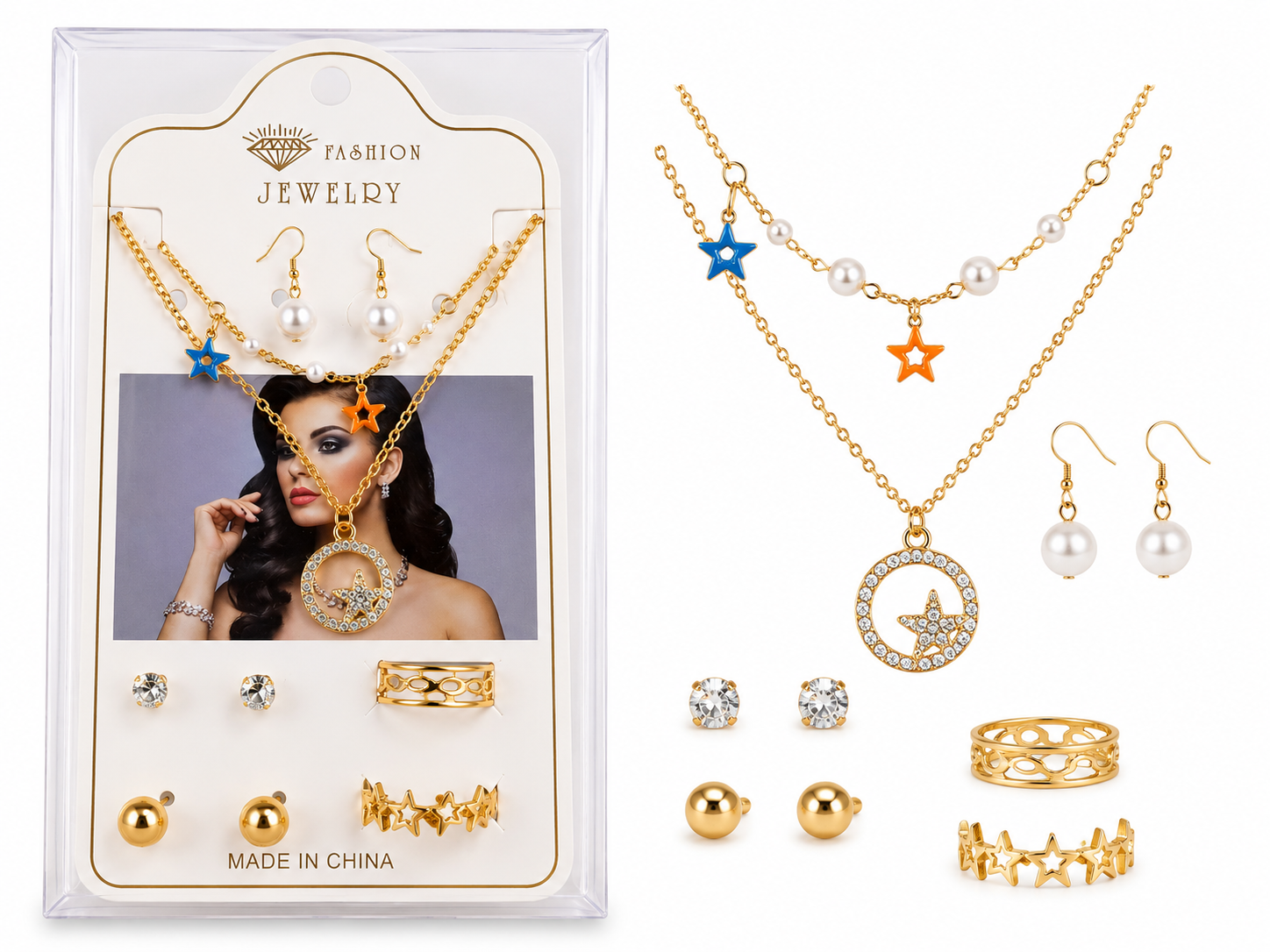 Starlight Fashion Necklace -0098D-Best Sell Online