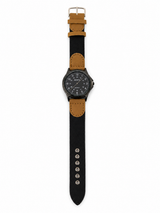 Premium Stylish Black-Brown Watch 0X3 - Modern, Durable & Comfortable