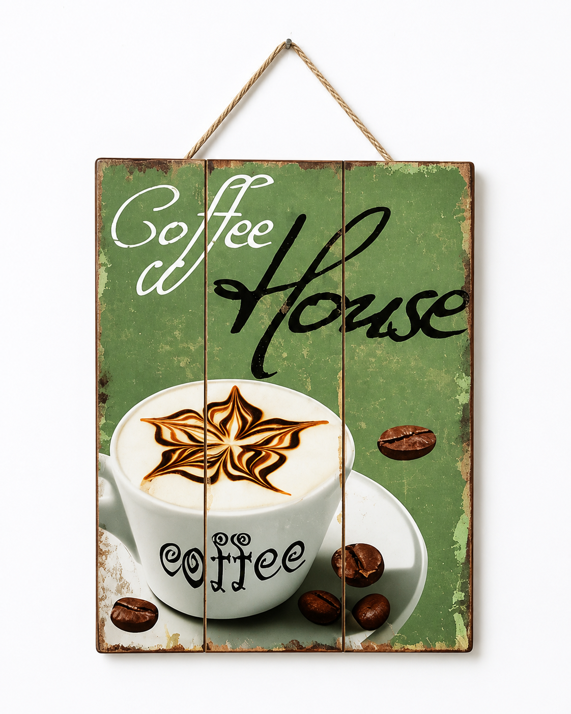 FR Premium Coffee House Wall Hanging Decor - Durable & Stylish