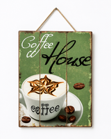 FR Premium Coffee House Wall Hanging Decor - Durable & Stylish