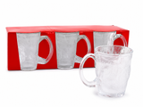 FR Glass Cup - 255ml- 3pc -JXZB0053K