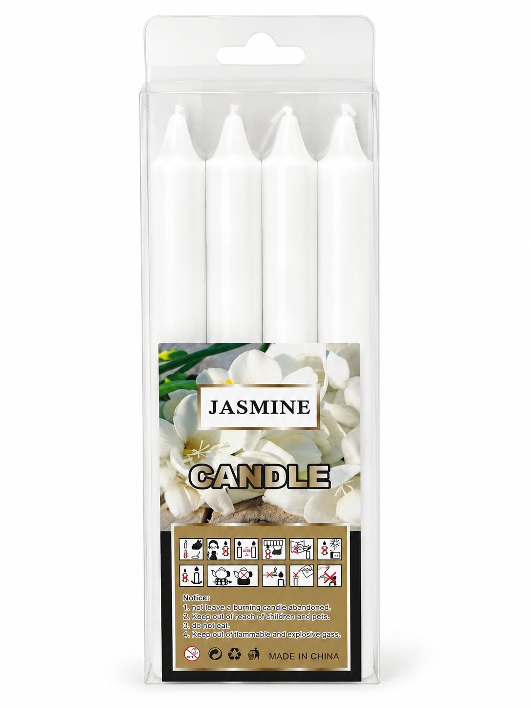 FR Natural Candle Set - (18cm-4pcs)