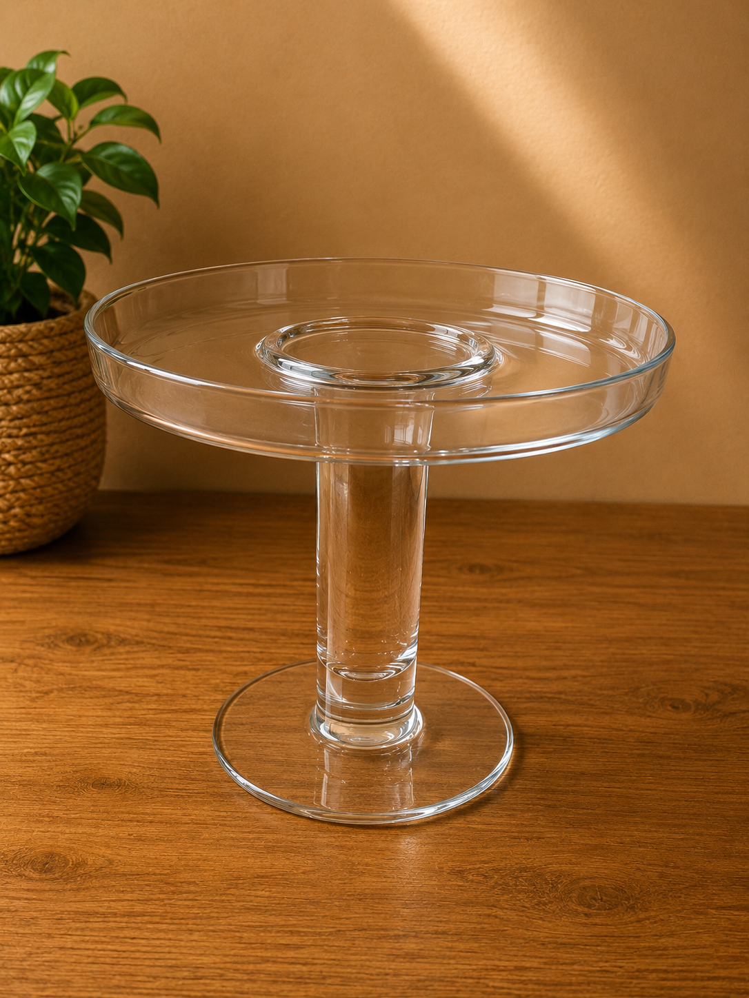 Pedestal Bowl Vase TX-G - 24cm×24cm×15cm