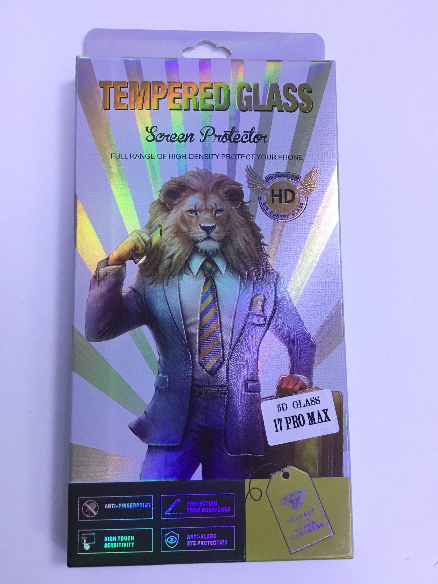 Tempered Glass HD- Screen Protector - 5D - iPhone - 17 Pro Max | Premium Quality - Best Sell Online