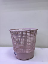 Multipurpose Plastic Waste Paper Basket - Pink (Small) - AF- 583| Premium Quality| Best Sell Online