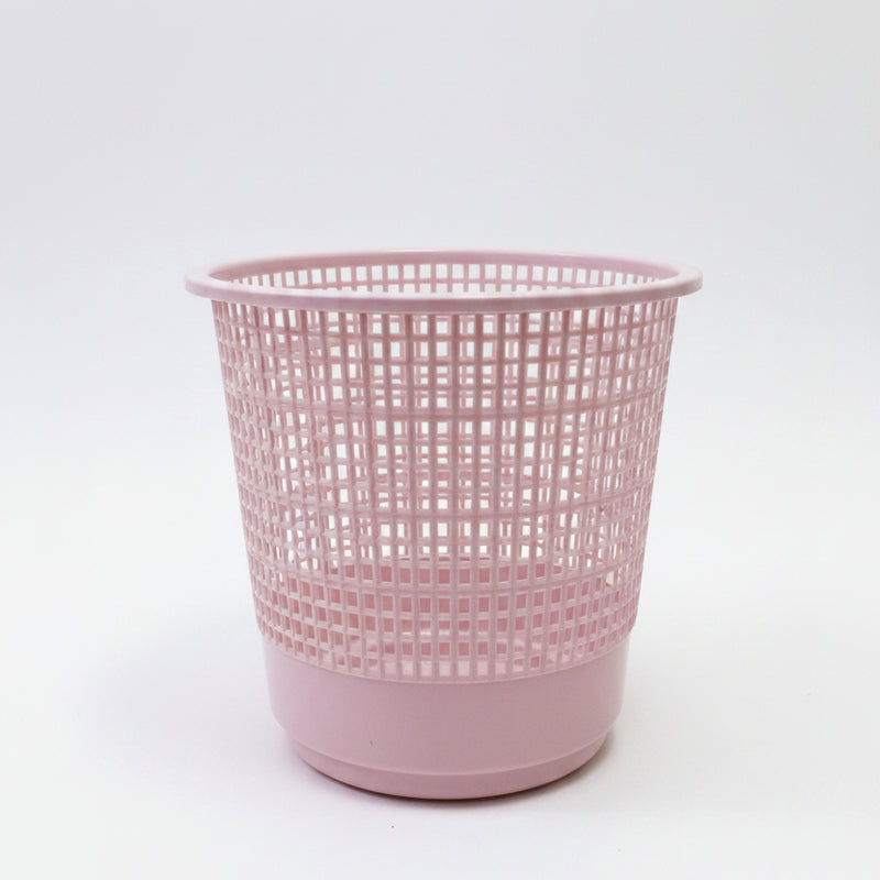 Multipurpose Plastic Waste Paper Basket - Pink (Small) - AF- 583| Premium Quality| Best Sell Online