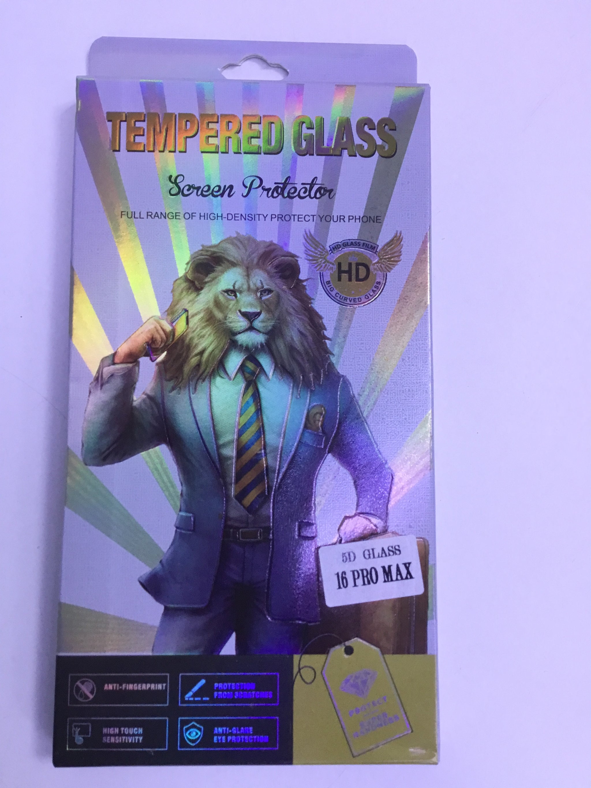 Tempered Glass HD- Screen Protector - 5D - iPhone - 16 Pro Max | Premium Quality - Best Sell Online