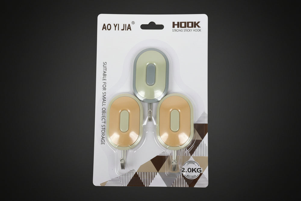 AO YI JIA Sticky Hook - (Max Load-2kg) - 2006