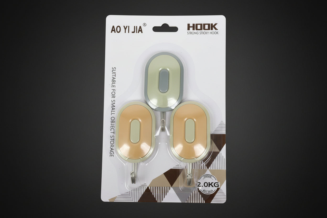AO YI JIA Sticky Hook - (Max Load-2kg) - 2006