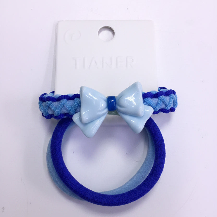 Tianer Elegant Hair Band Set - Blue (3pcs) - ZY2216| Premium Quality| Best Sell Online