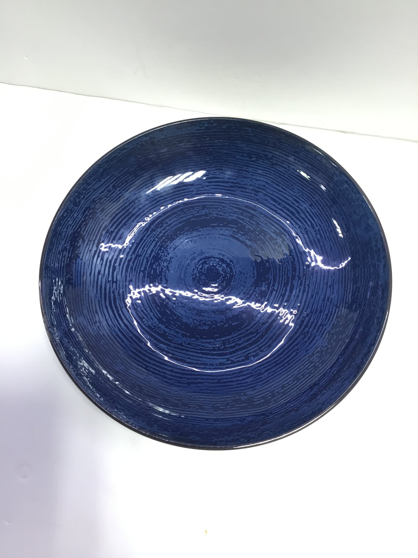 FR Blue Round Serving Dish-M