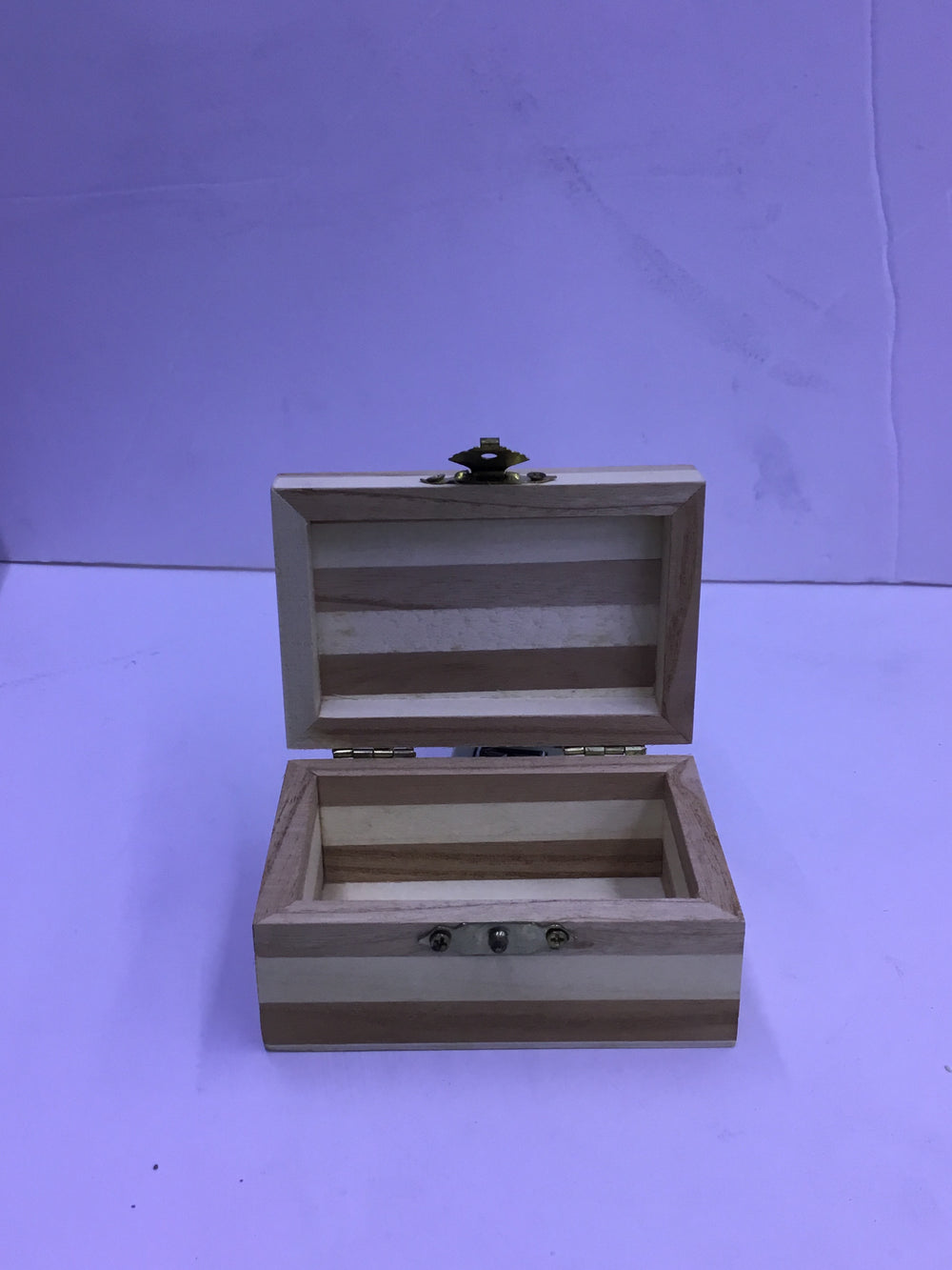 Rectangular Wooden Jewelry & Keepsake Box