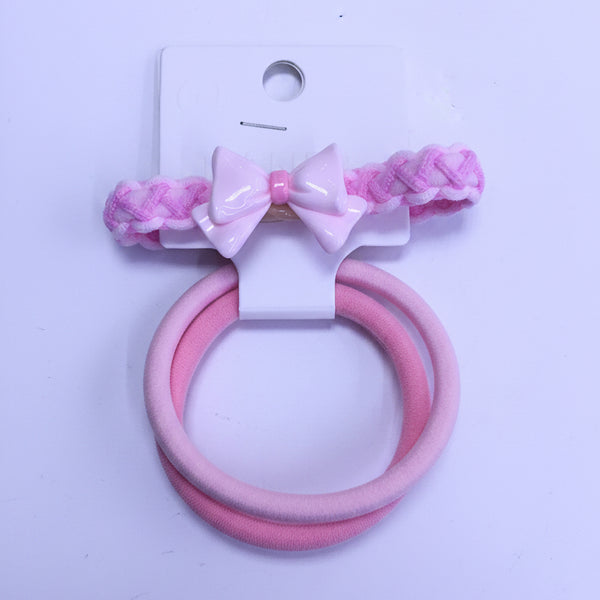 Tianer Elegant Hair Band Set - Pink (3pcs) - ZY2216| Premium Quality| Best Sell Online