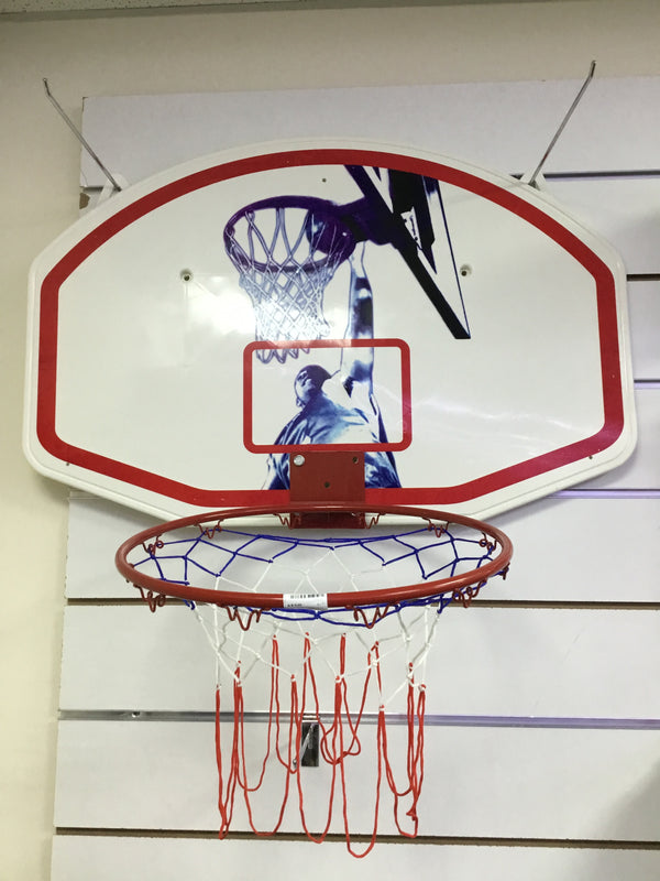 Basketball Backboard with Hoop & Net