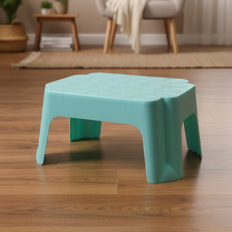 Kids Multipurpose Plastic Stool - Light Green - AF-912