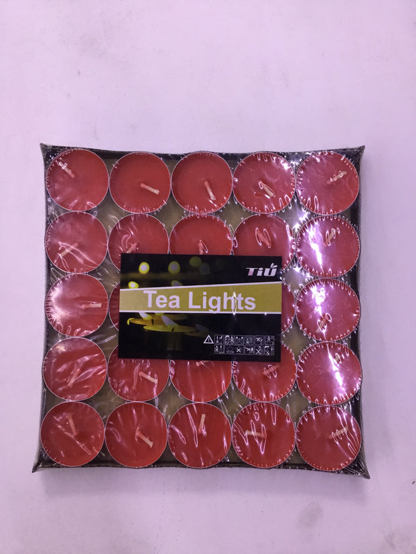 TIU RED Tea Light Candles