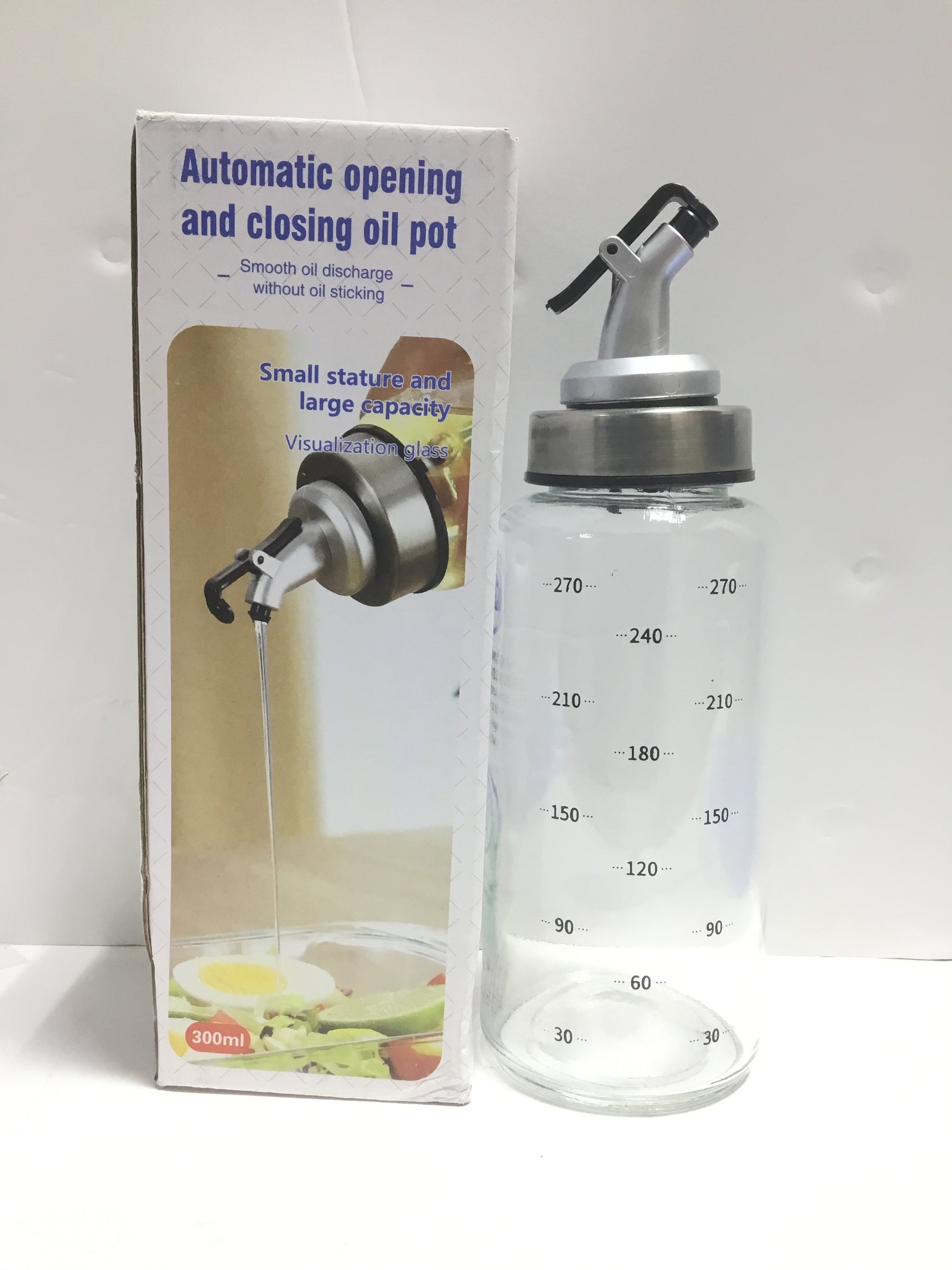 FR Visualization Glass Oil Control Pot - (300ml) | Premium Quality - Best Price Online