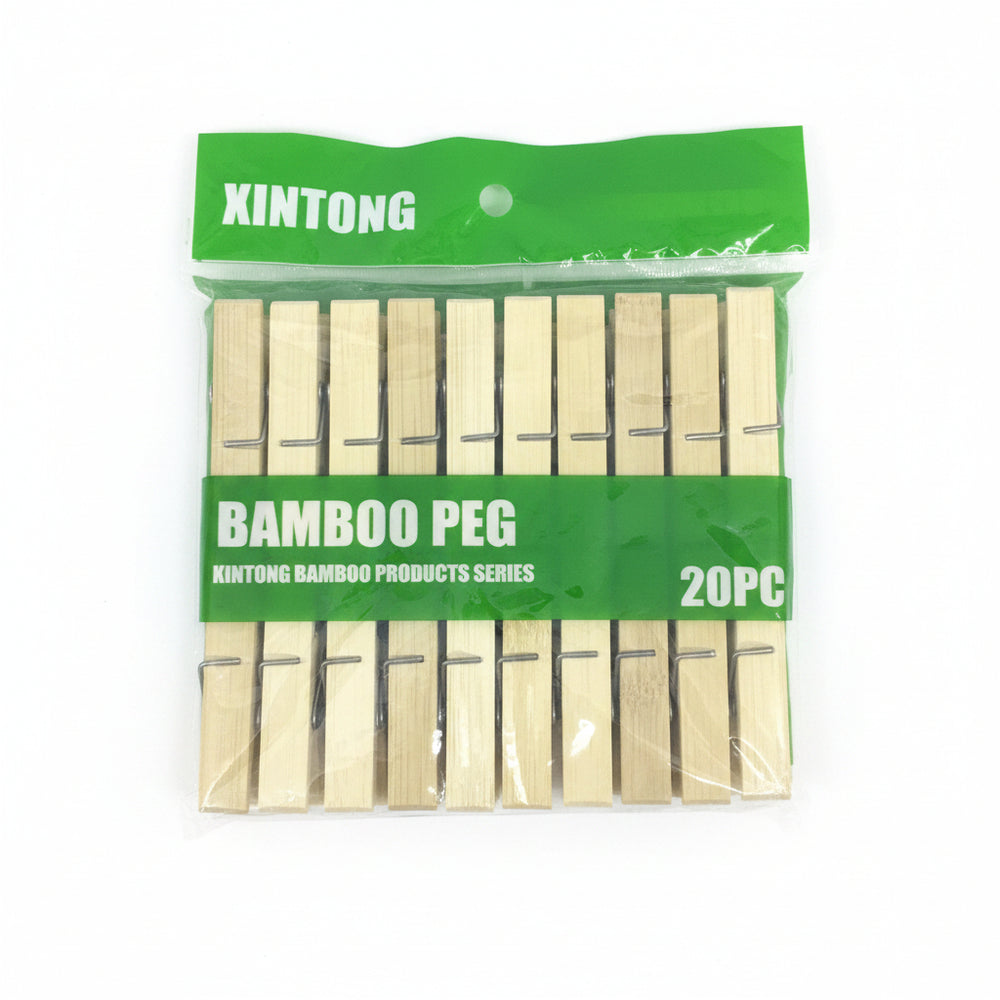 Xintong Wooden Bamboo Peg Set - WTC- 5894 (20pcs) | Premium Quality - Best Sell Online