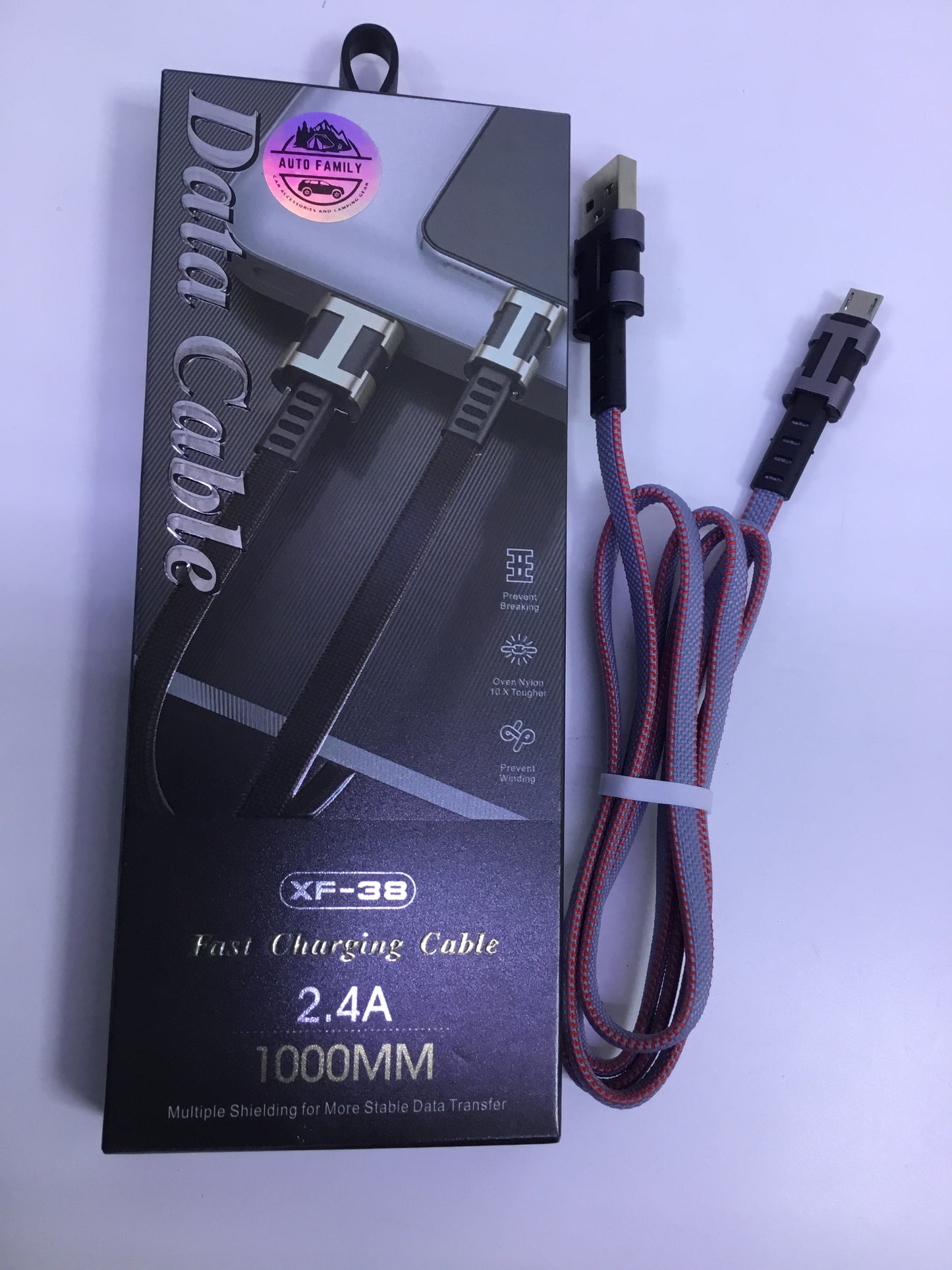 Fast Charging Cable - TBC(V8) - XF-38 (1000mm/2.4A) | Premium Quality - Best Price Online