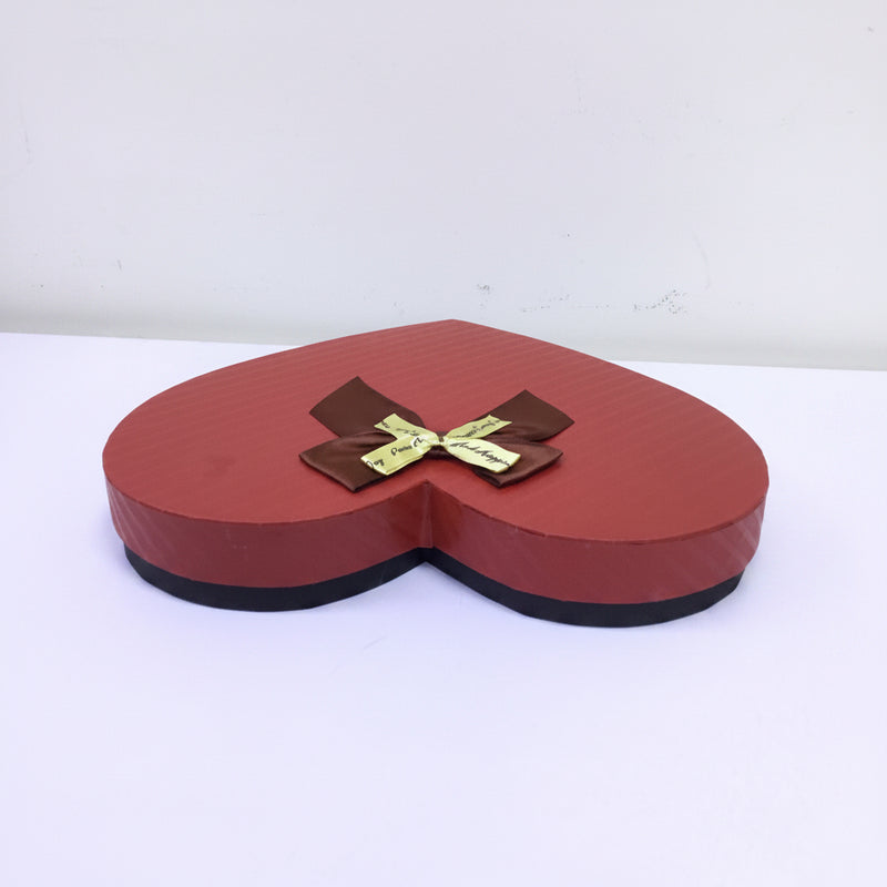 Maroon Heart Gift Box with Ribbon -8901 (Medium) | Premium Quality | Best Sell Online