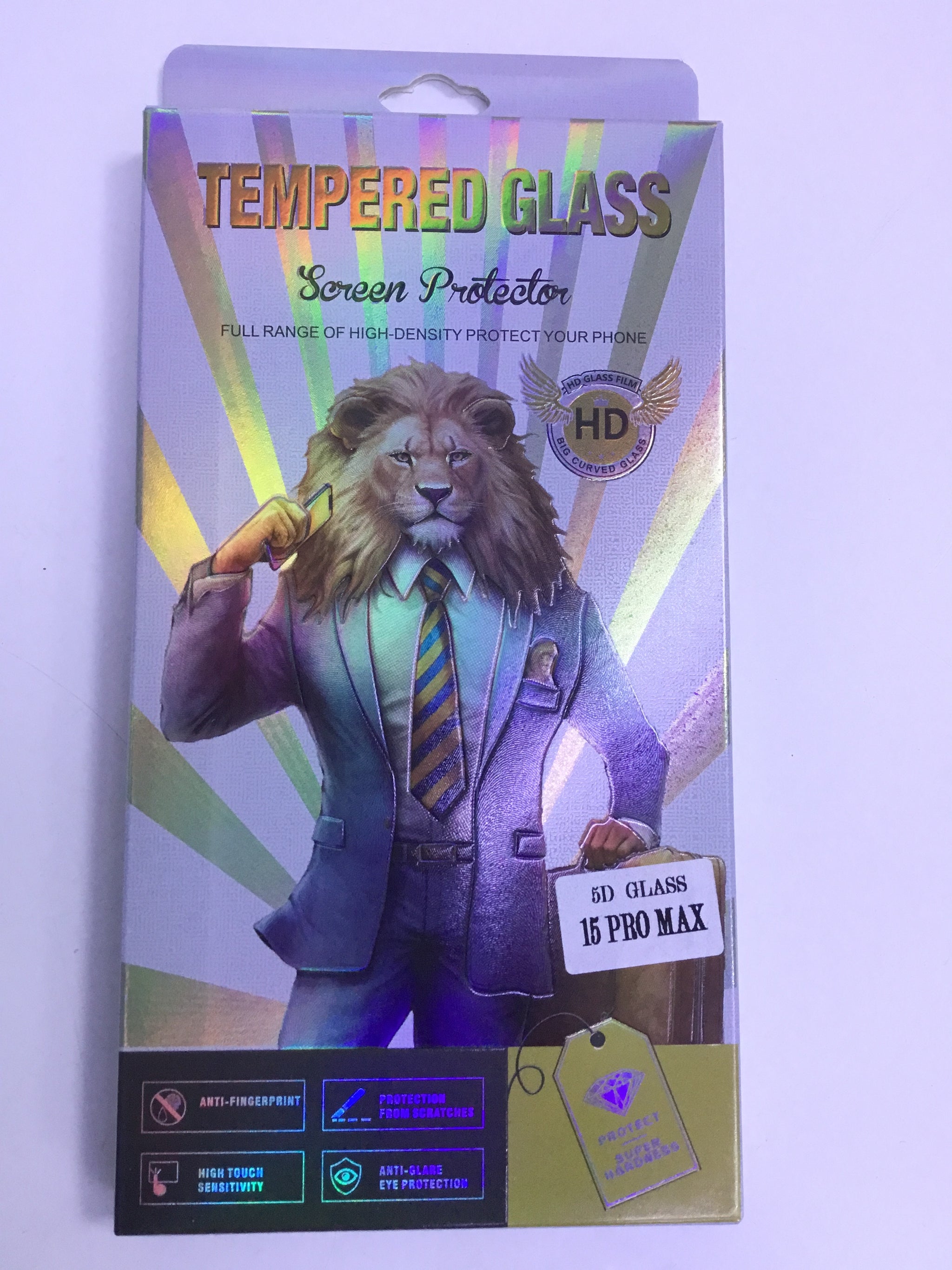 Tempered Glass HD- Screen Protector - 5D - iPhone - 15 Pro Max | Premium Quality - Best Sell Online