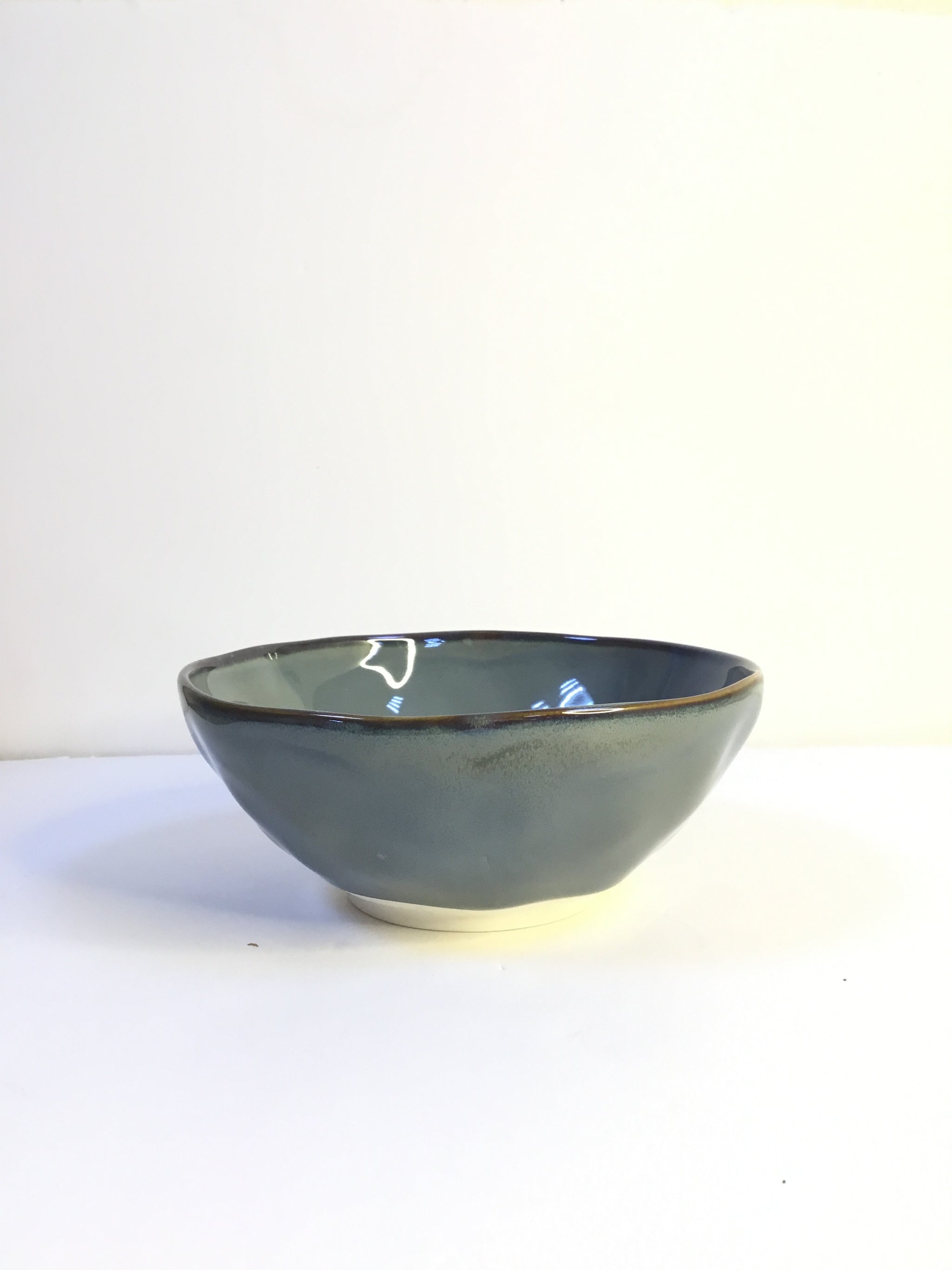 Blue Shade Ceramic Bowl - Medium