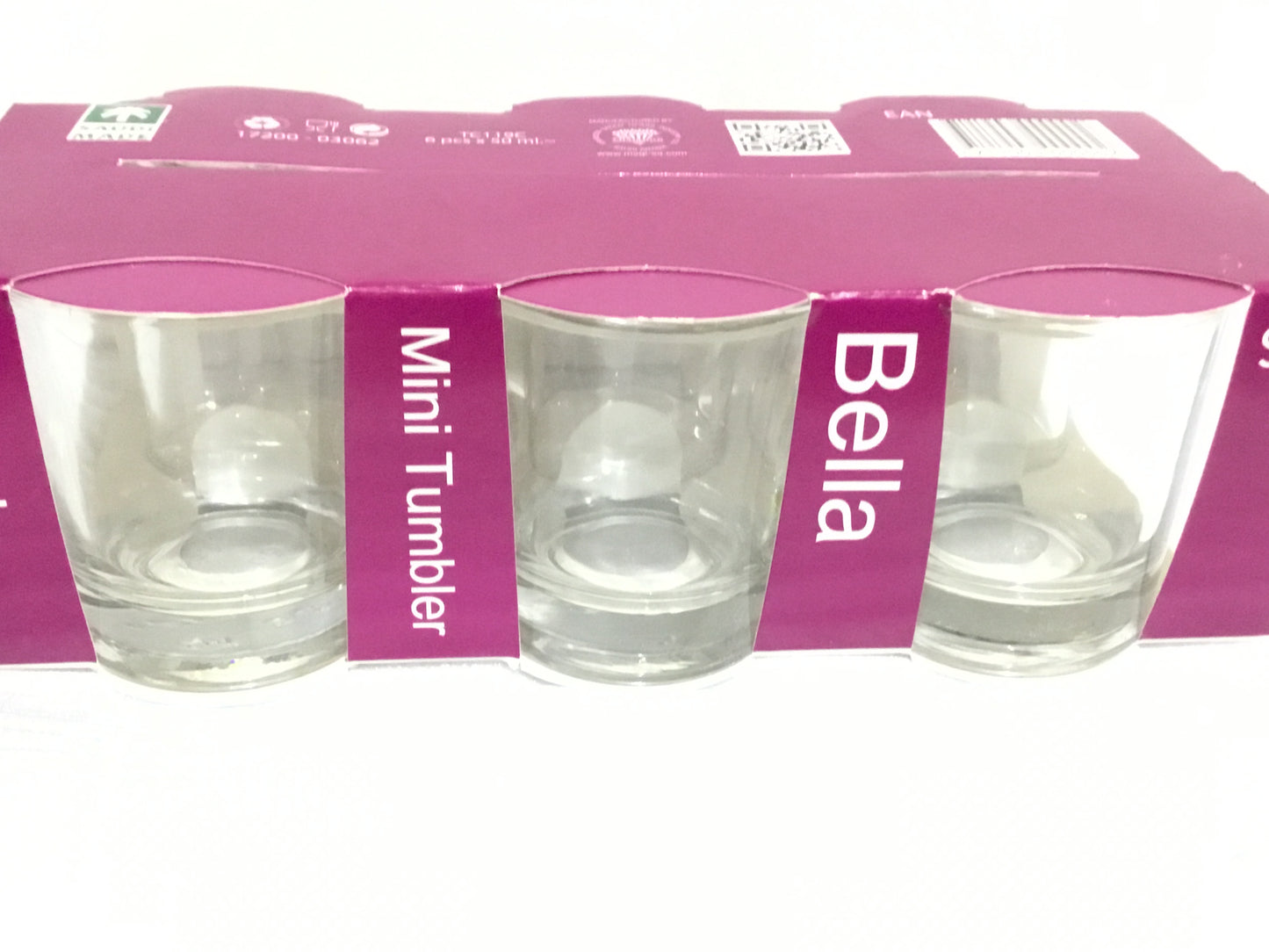 BELLA Mini Tumbler Glass - (6pcs*50ml) - TC119C