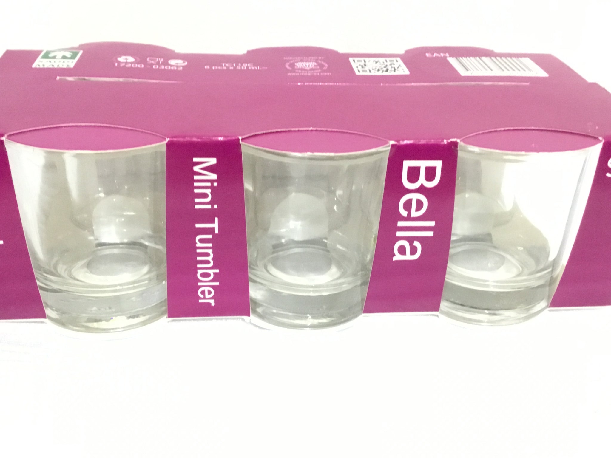 BELLA Mini Tumbler Glass - (6pcs*50ml) - TC119C