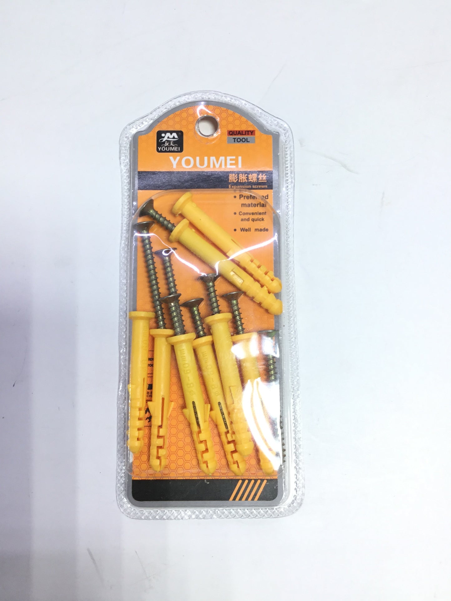 FR YOUMEI Screw Wall Anchor Set - A-9677 - Double Bubble Design | Premium Quality - Best Price Online