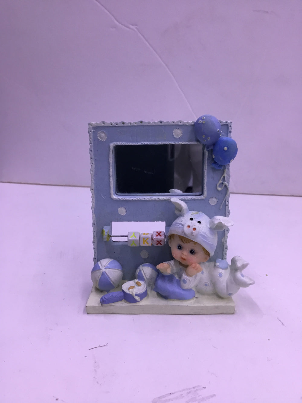 BLUE  Baby-Themed Decorative Photo Frame & Memo Holder