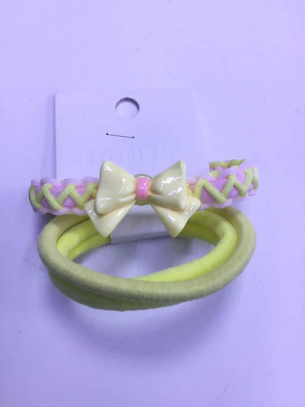 Tianer Elegant Hair Band Set - Yellow (2pcs) - ZY2216| Premium Quality| Best Sell Online