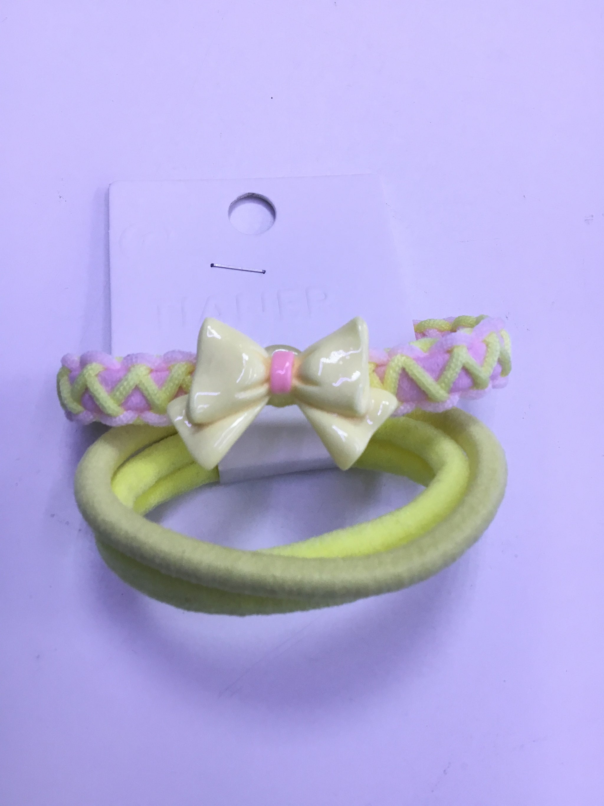 Tianer Elegant Hair Band Set - Yellow (2pcs) - ZY2216| Premium Quality| Best Sell Online