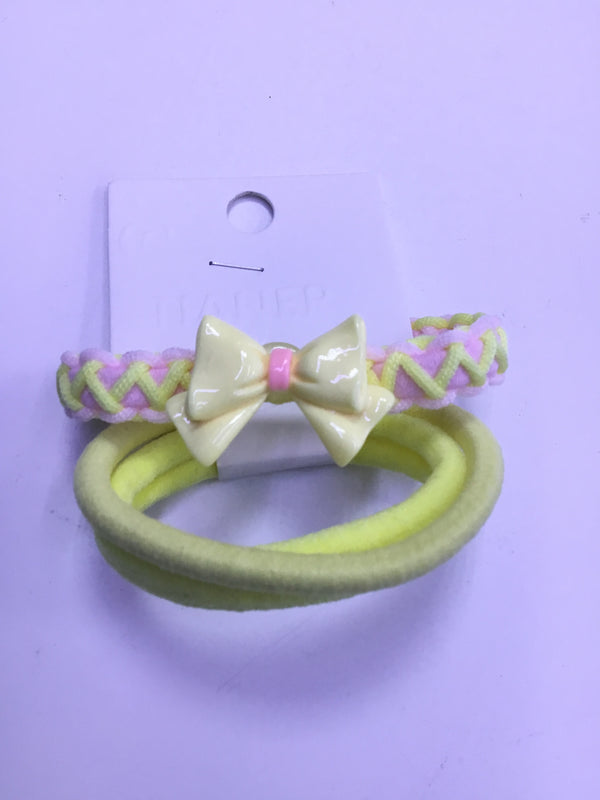 Tianer Elegant Hair Band Set - Yellow (2pcs) - ZY2216| Premium Quality| Best Sell Online