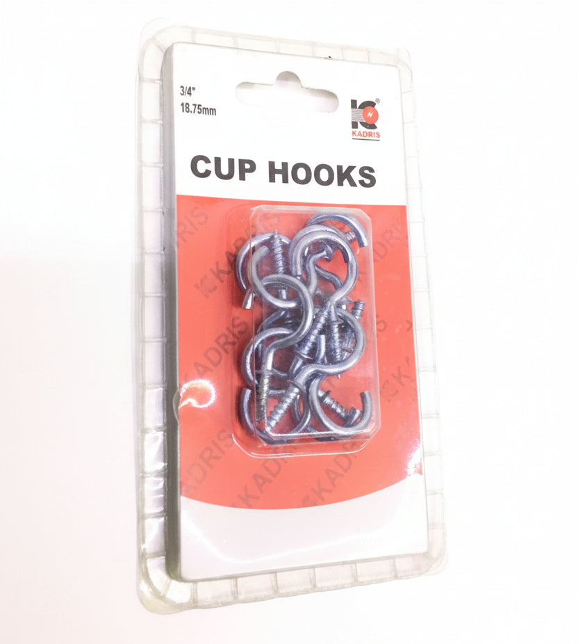 FR KADRIS Cup Hooks (HA - 1587) 3|4 18.75mm Premium Quality