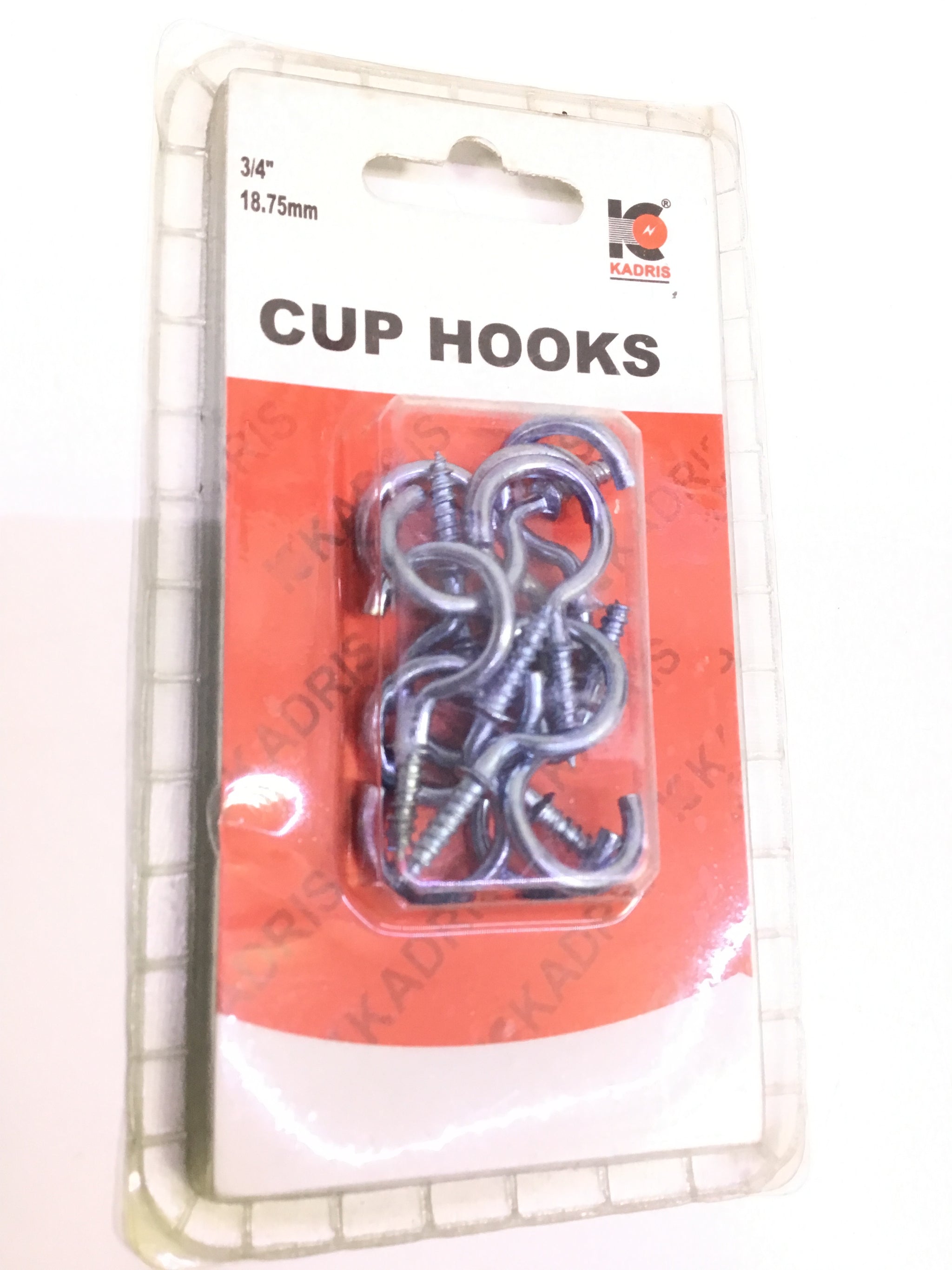FR KADRIS Cup Hooks (HA - 1587) 3|4 18.75mm Premium Quality