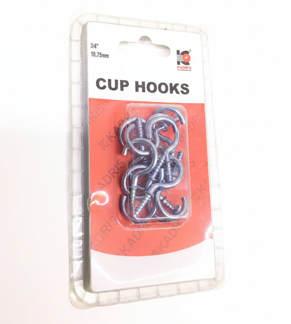 FR KADRIS Cup Hooks (HA - 1587) 3|4 18.75mm Premium Quality