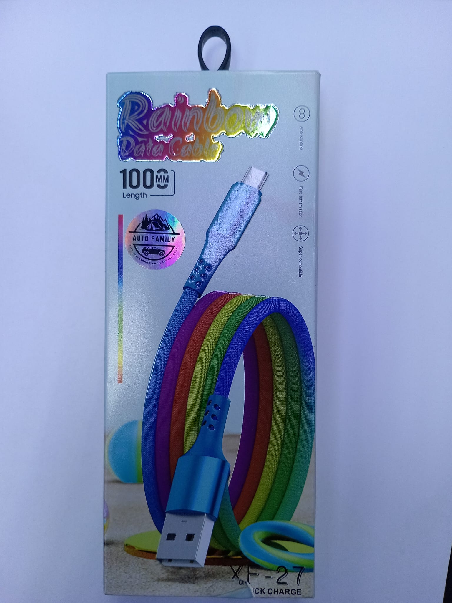 Rainbow Data Cable XF - 27 (1000mm) - TPC | Premium Quality - Best Price Online