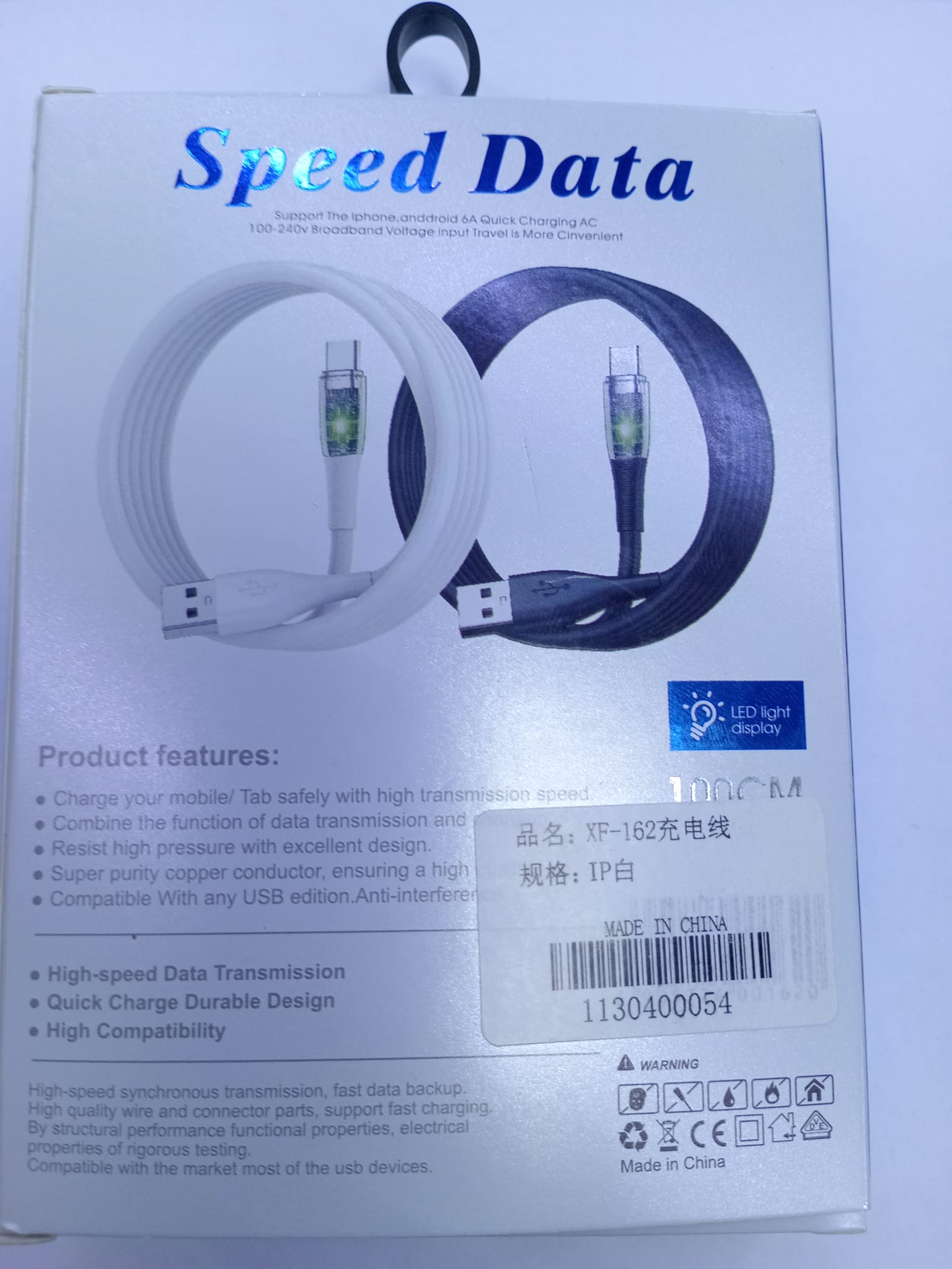 High Speed Data Cable XF - 162 (100CM) | Premium Quality - Best Price Online