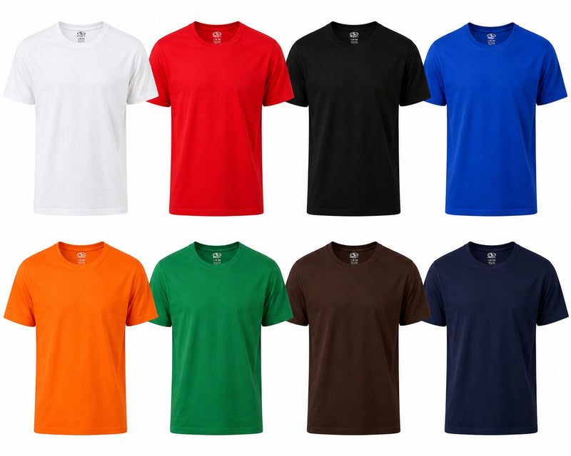FR Classic Round Neck Cotton T-Shirt - Comfortable for Everyone