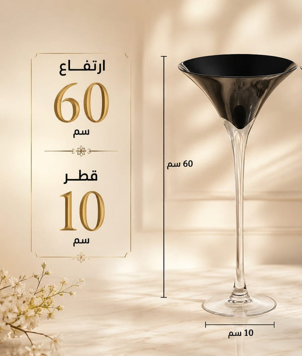 Trumpet Glass Flower Vase - VCL Premium Quality | Best Sell Online