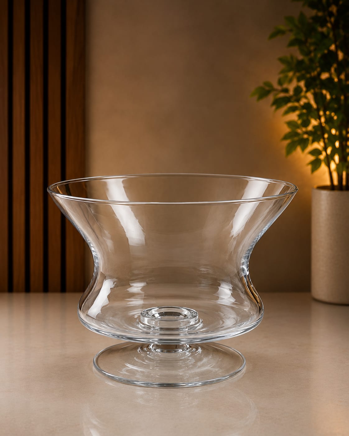Luxury Glass Flower Vase 21cm×27cm Premium Quality | Best Sell Online