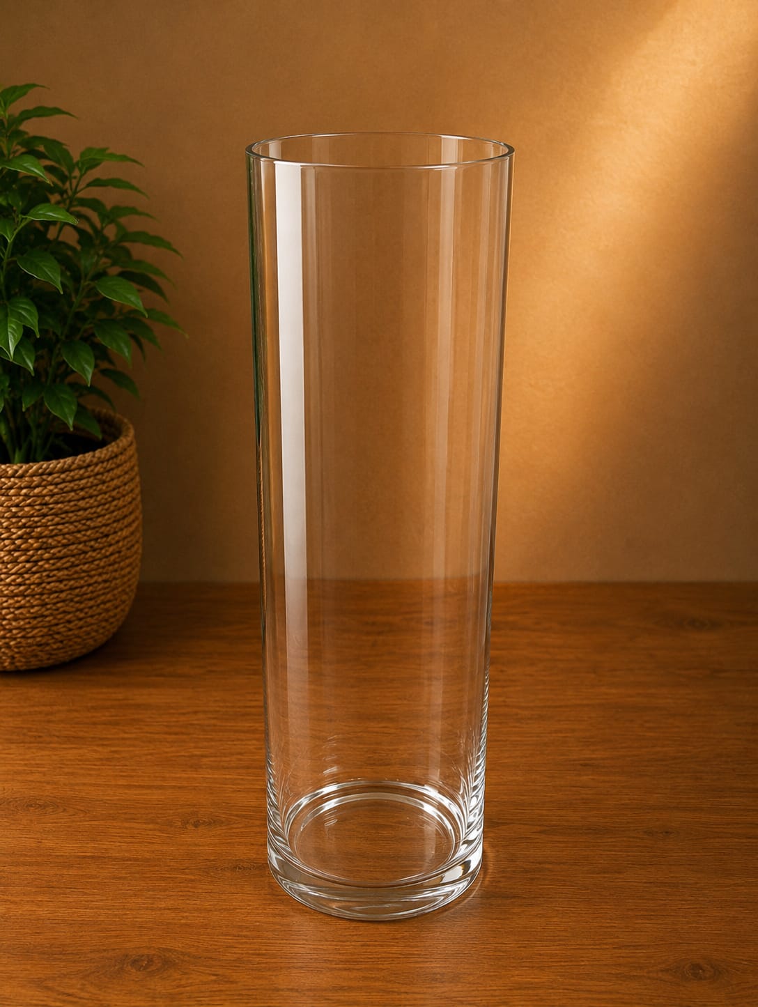Modern Cylinder Glass Flower Vase-L5 | 20cm×79cm×20cm