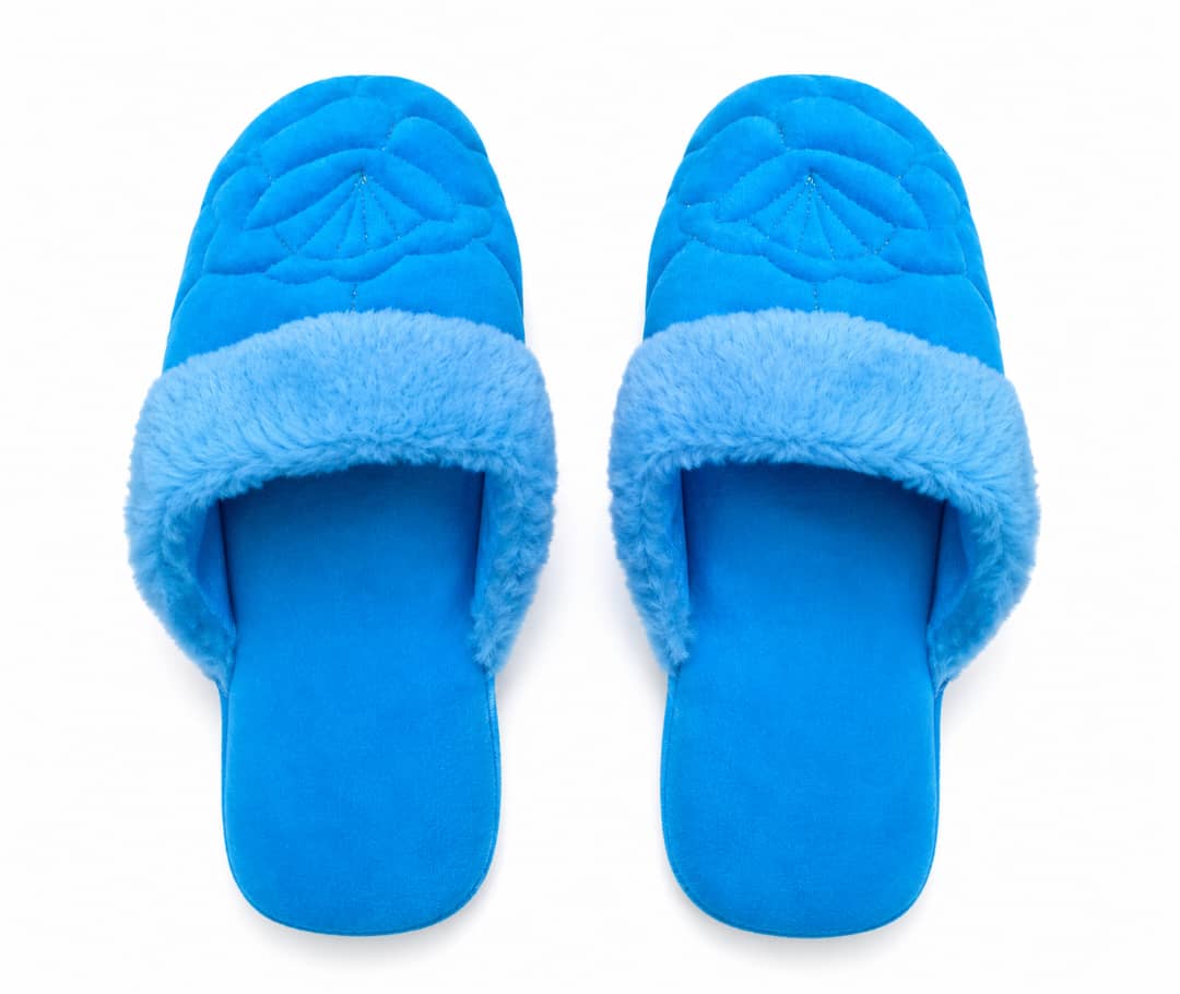 Plush House Slippers - Blue |Premium Quality | Best Sell Online