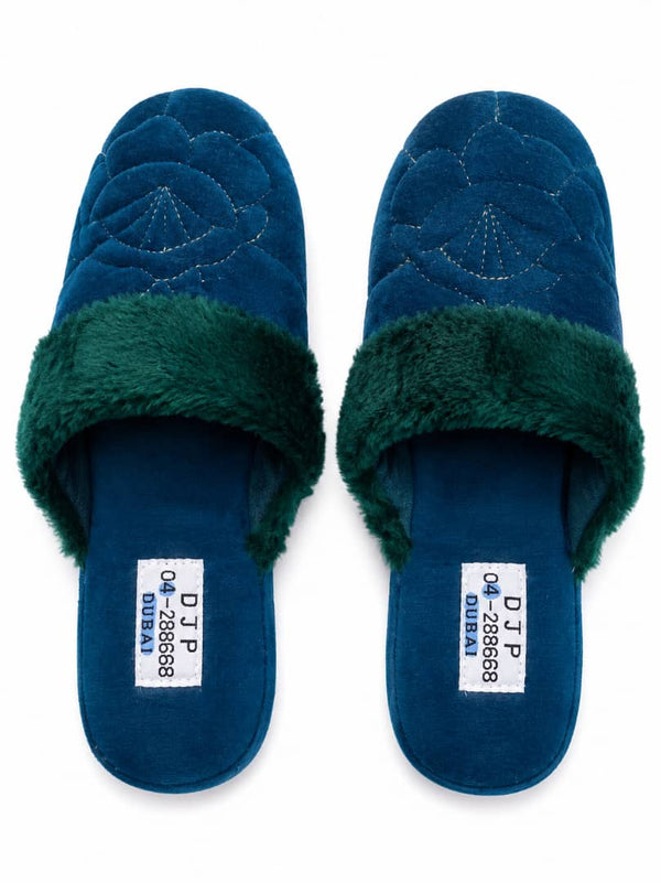 Plush House Slippers - Green |Premium Quality | Best Sell Online